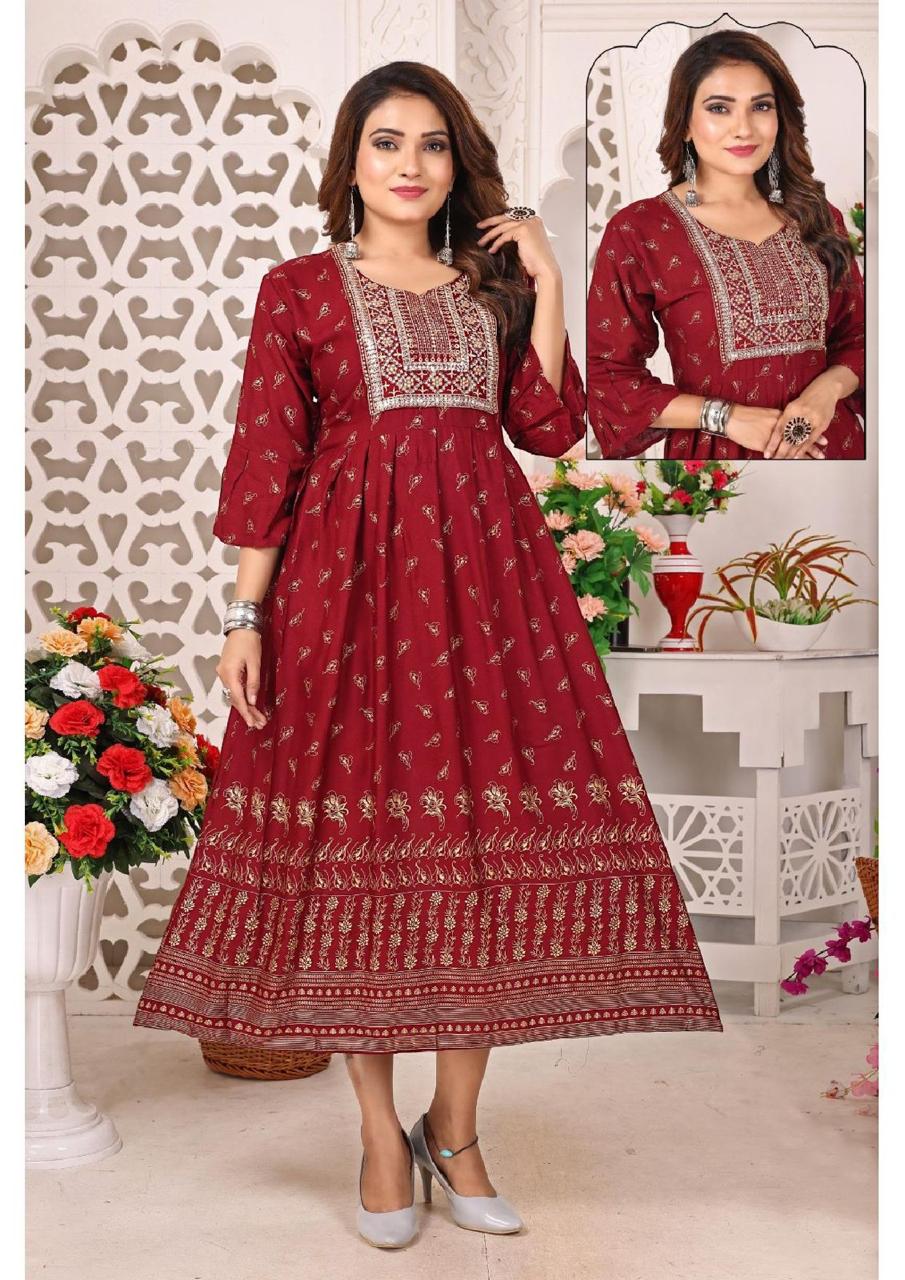Golden Fashion Queen Vol 2 Printed Kurtis Catalog
